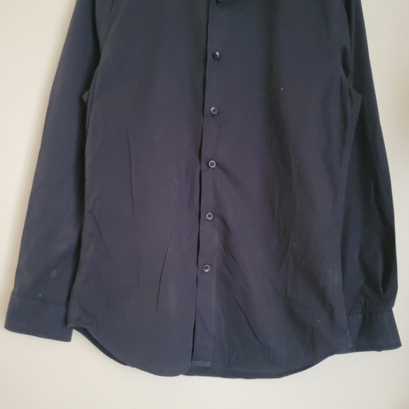 Le Chateau Black Button Down Shirt Size Small - Picture 3 of 8